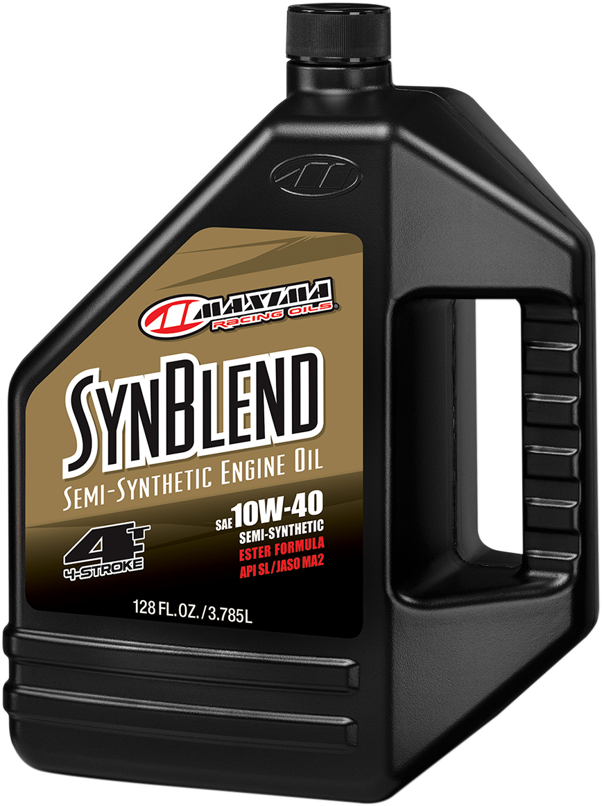 MAXIMA RACING OIL SynBlend Semi-Synthetic Oil - 10W-40 - 1 U.S. gal. 349128B