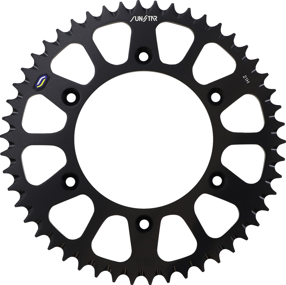 SUNSTAR SPROCKETS Rear Sprocket - 50 Tooth - Honda - Black 5-355950BK