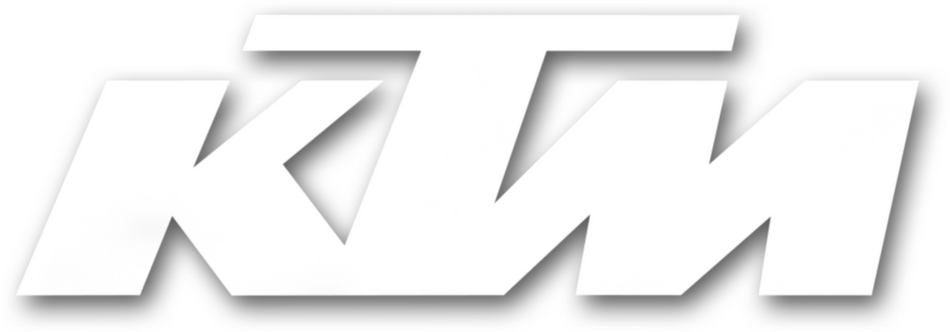 FACTORY EFFEX Die-Cut Decal - 3' - KTM White 19-94554