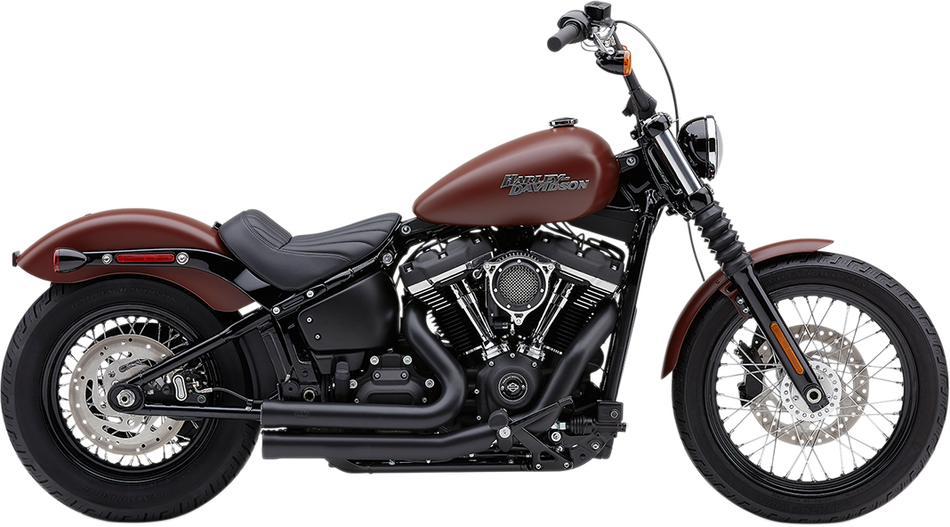 COBRA 909 Exhaust - Black - '18-'20 Softail 6712B