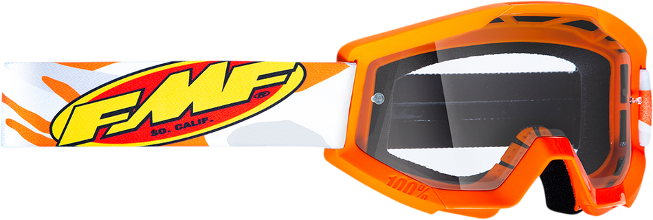 FMF PowerCore Goggles - Assault - Gray - Clear F-50050-00002 2601-3007