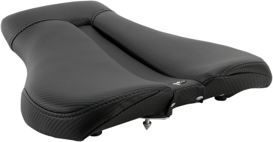 SADDLEMEN Gel Channel Track Carbon Fiber Sport Seat - Black - Triumph 0810-T014