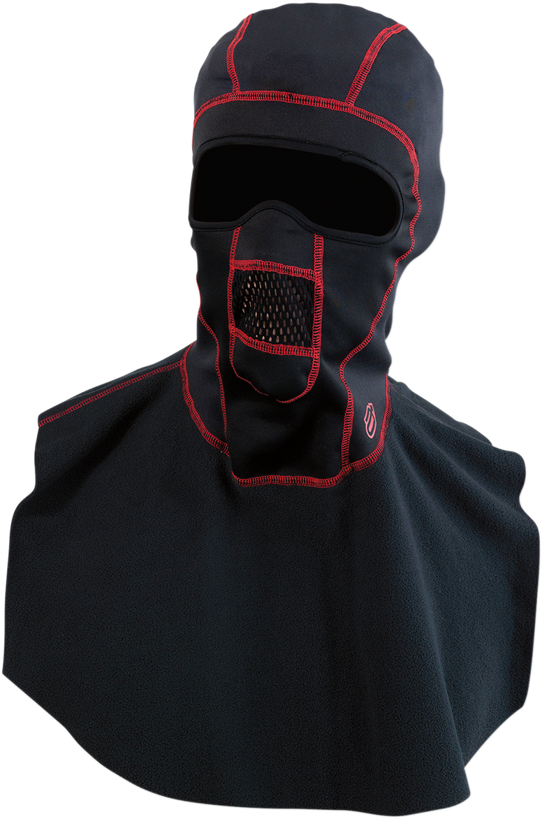 ARCTIVA Windshield Balaclava with Dickie - Black/Red - Small/Medium 2503-0368