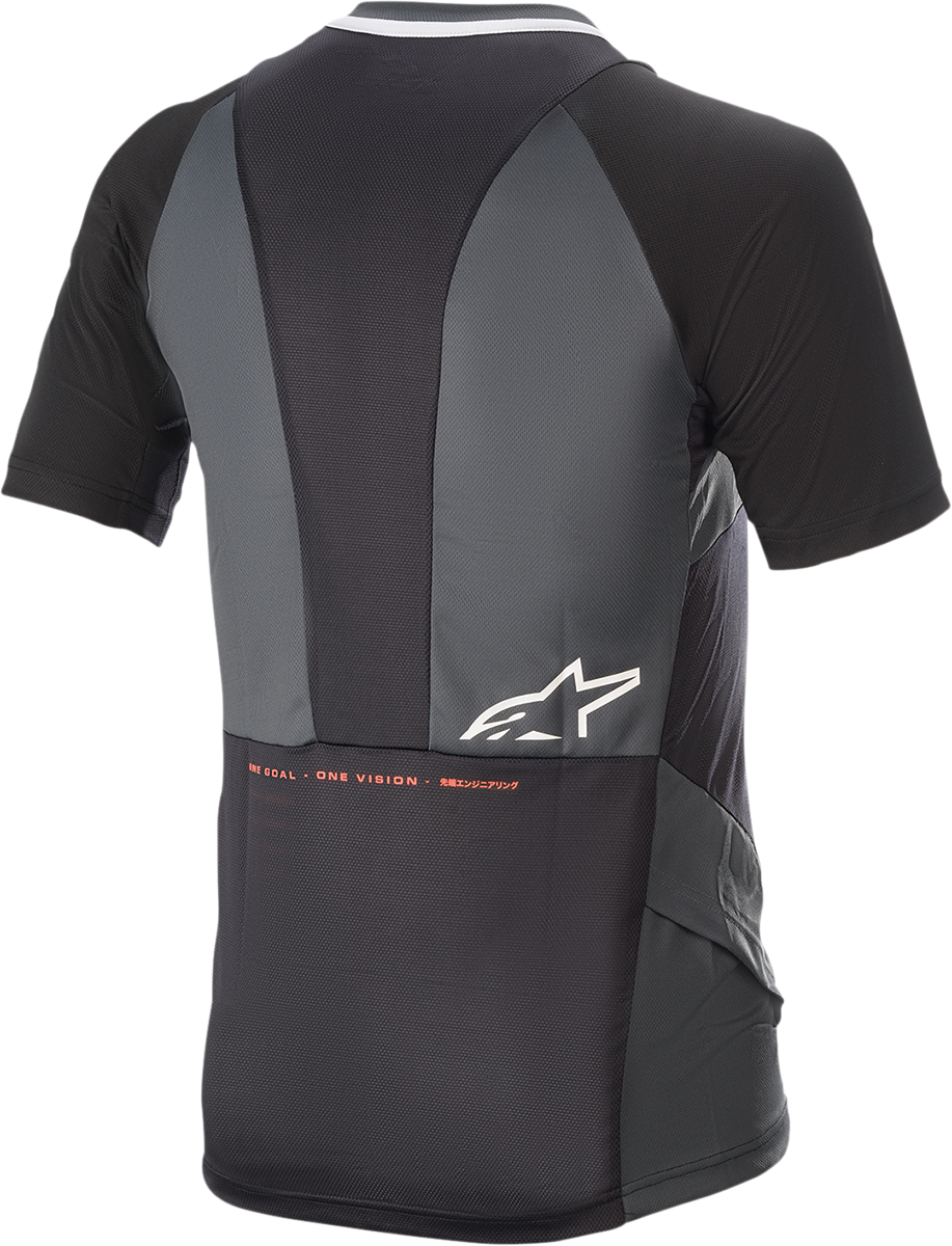 ALPINESTARS Drop 8.0 Jersey - Short-Sleeve - Black/Coral - 2XL 1766621-1793-2X