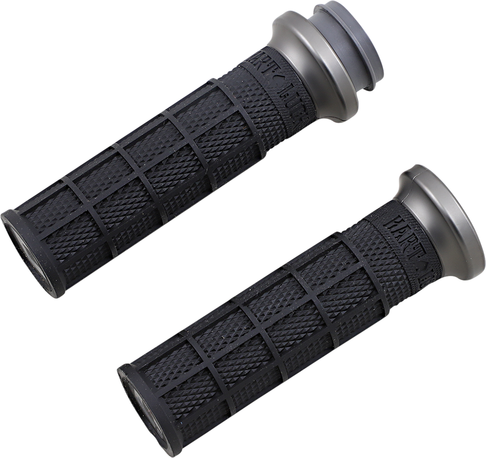 ODI Grips - Hart Luck - TBW - Black/Gunmetal V31HTW-BH-H