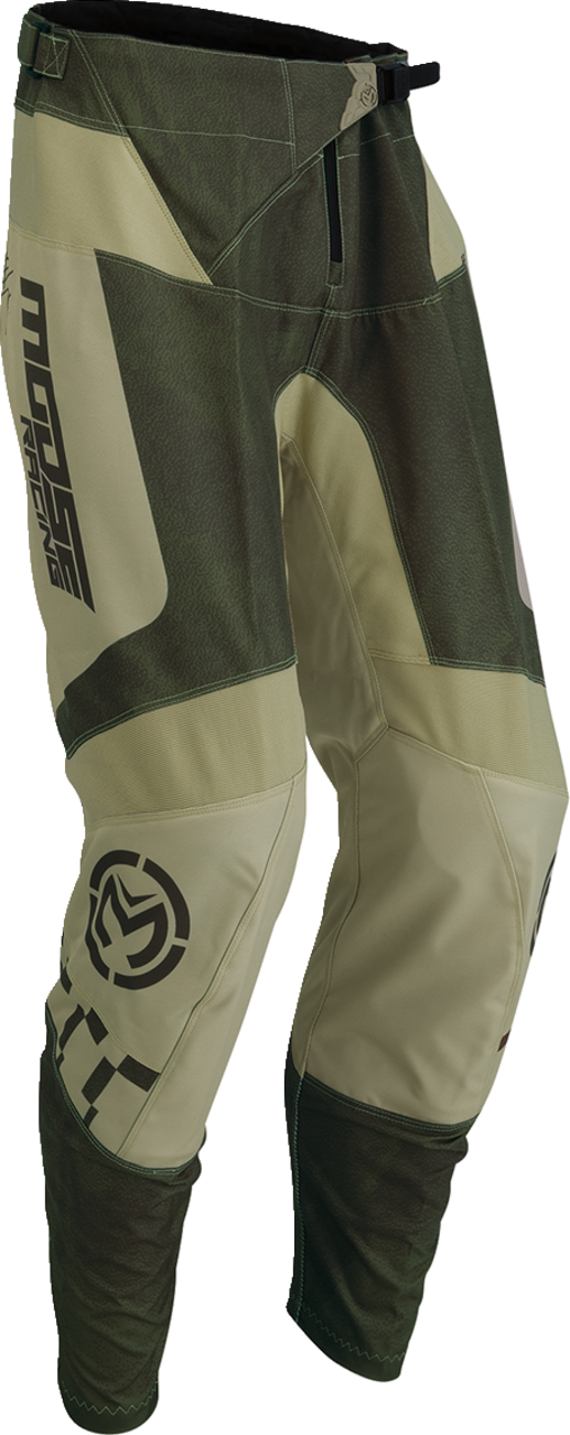 MOOSE RACING Qualifier Pant - Green/Tan - 38 2901-10852