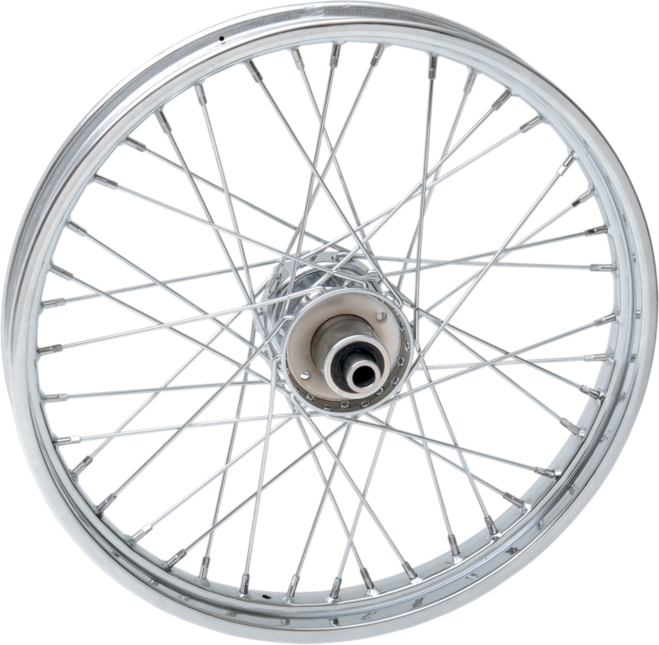 DRAG SPECIALTIES Front Wheel - Single Disc/No ABS - Chrome - 21"x2.15" 71330