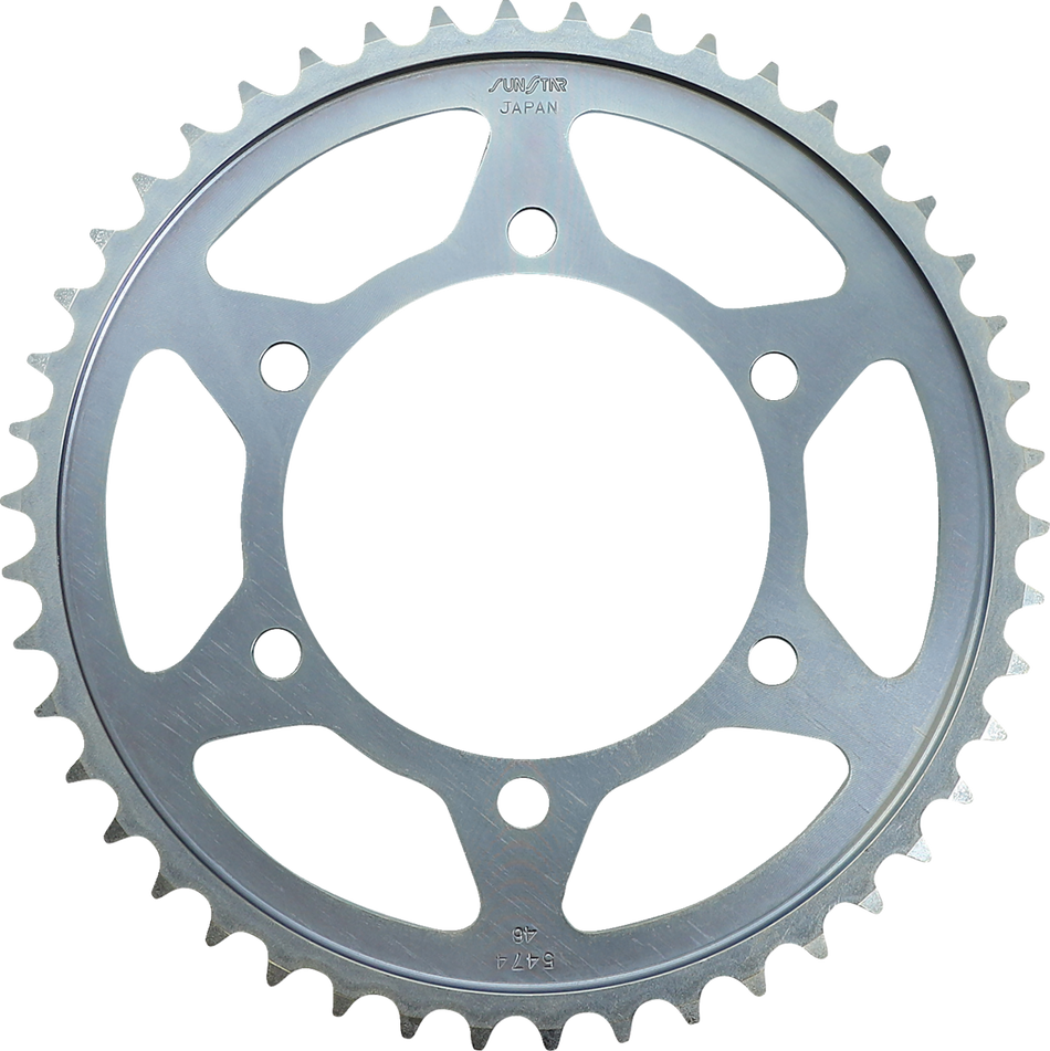 SUNSTAR SPROCKETS Steel Rear Sprocket - 46 Tooth - Suzuki 2-547446