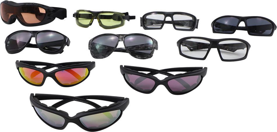 Gafas de sol BOBSTER Rider - Paquete previo - Paquete de 10 PPBOB21B 