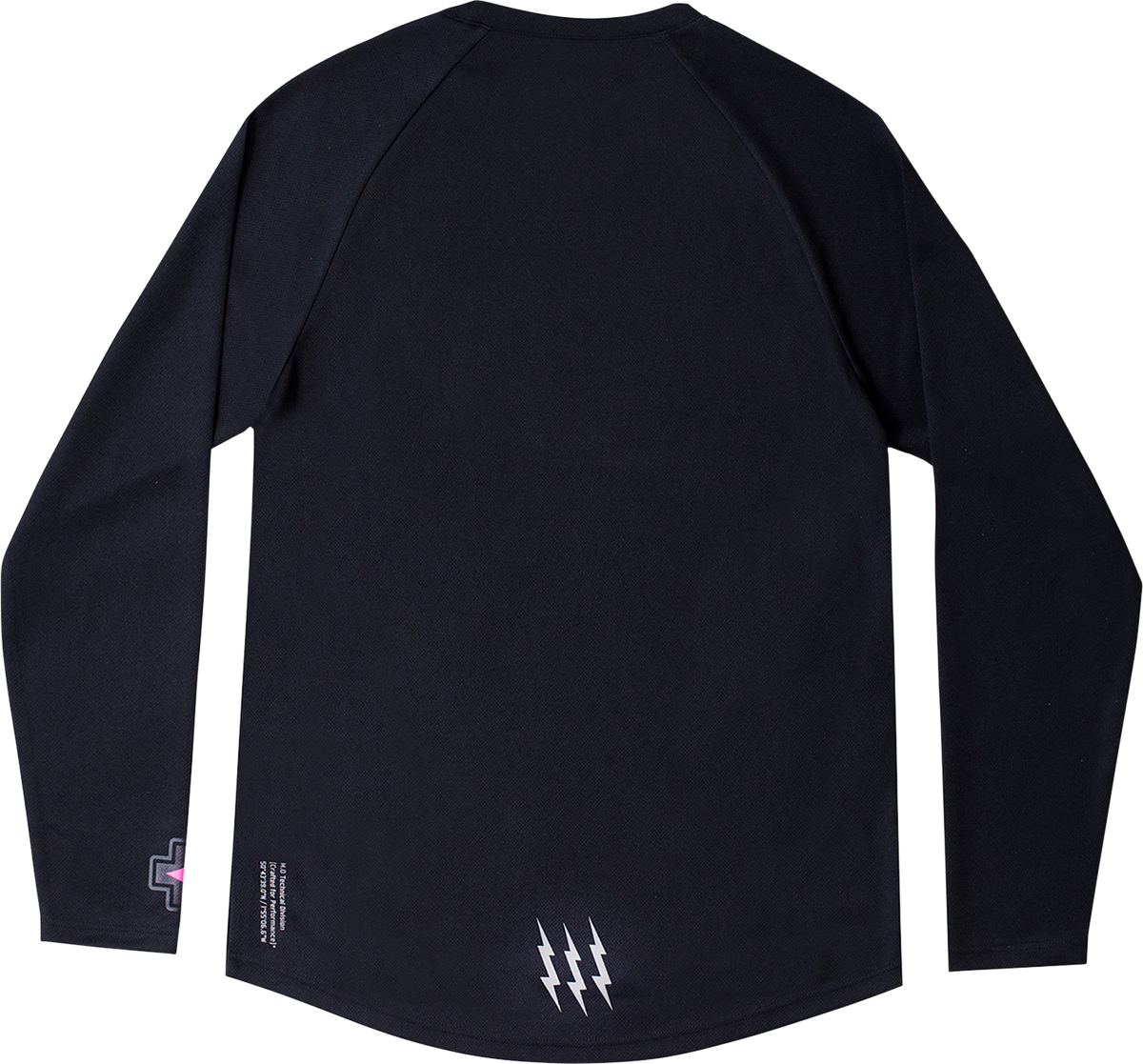 MUC-OFF USA Riders Long-Sleeve Jersey - Black - XS 20364