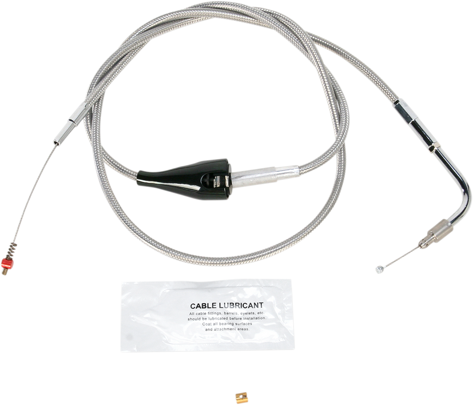 BARNETT Idle Cable - Cruise - +8" - Stainless Steel 102-30-41001-8