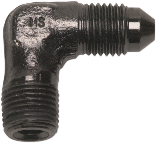 RUSSELL #3 Male Fitting - 1/8" NPT - 90 - Black R42793B