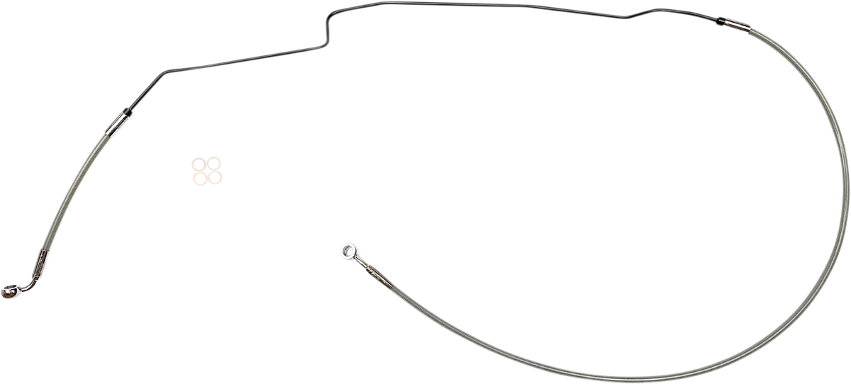 MAGNUM Bremsleitung - Edelstahl/Chrom - Indian SSC1422-48 