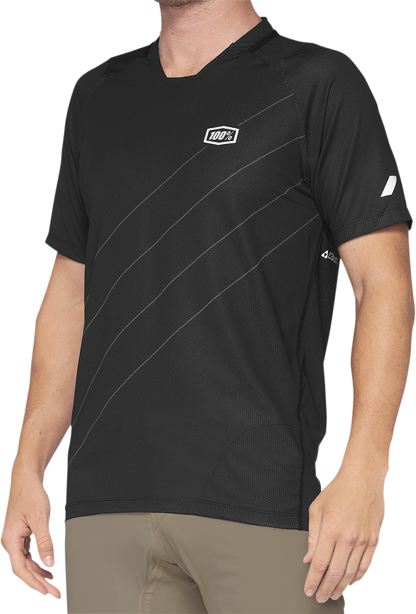 100% Celium Jersey - Gray/Black - Small 41204-290-10