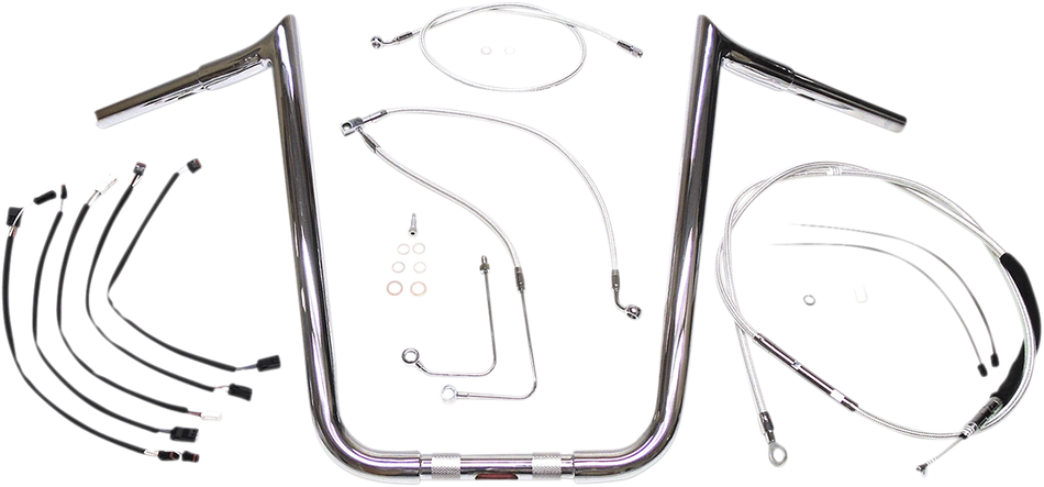 MAGNUM Handlebar Kit - Viking - 14" - Sterling Chromite II 38878-314