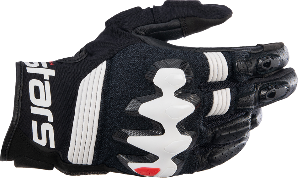 Guantes ALPINESTARS Halo - Negro/Blanco - Pequeño 3504822-12-S 