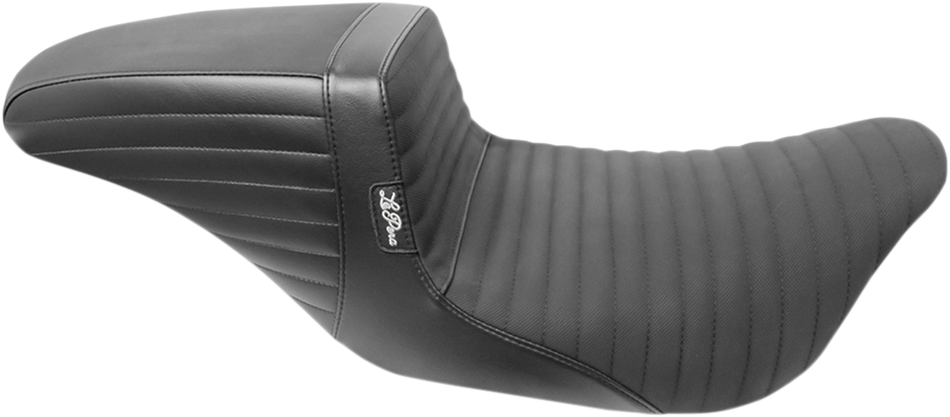 LE PERA Kickflip Seat - Pleated w/ Gripp Tape - Black - FL '08-'22 LK-597PTGP