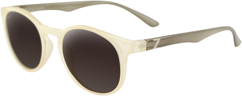 ZAN HEADGEAR Shore Sonnenbrille - Sand/Grau glänzend - Braun EZSH001