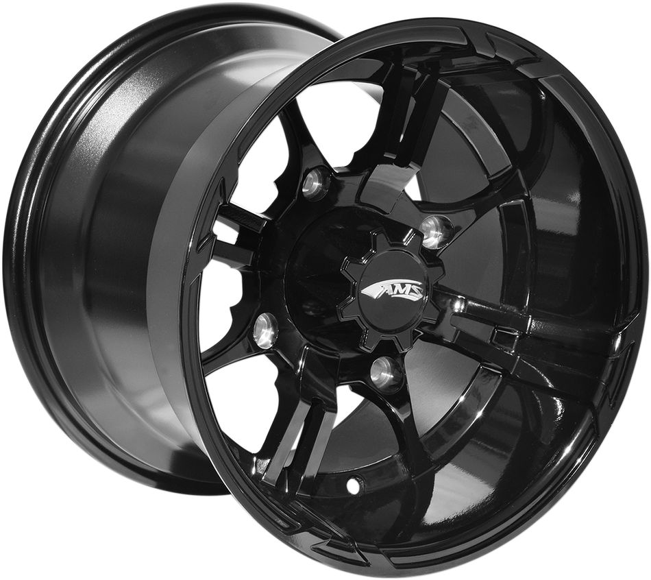 AMS Roll'n 108 Wheel - Rear - Black - 15x10 - 4/137 5000-032BS