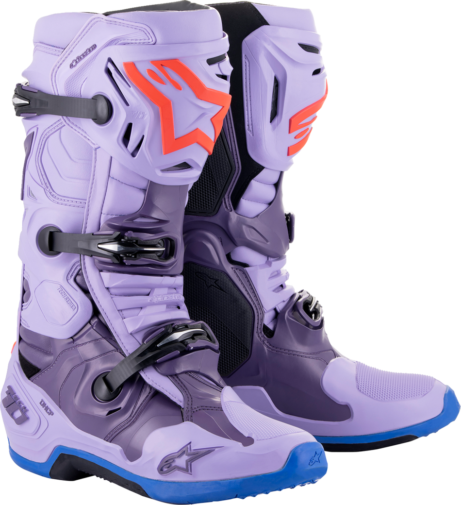 ALPINESTARS Tech 10 Boots - Laser Purple - US 8 2010020-398-8