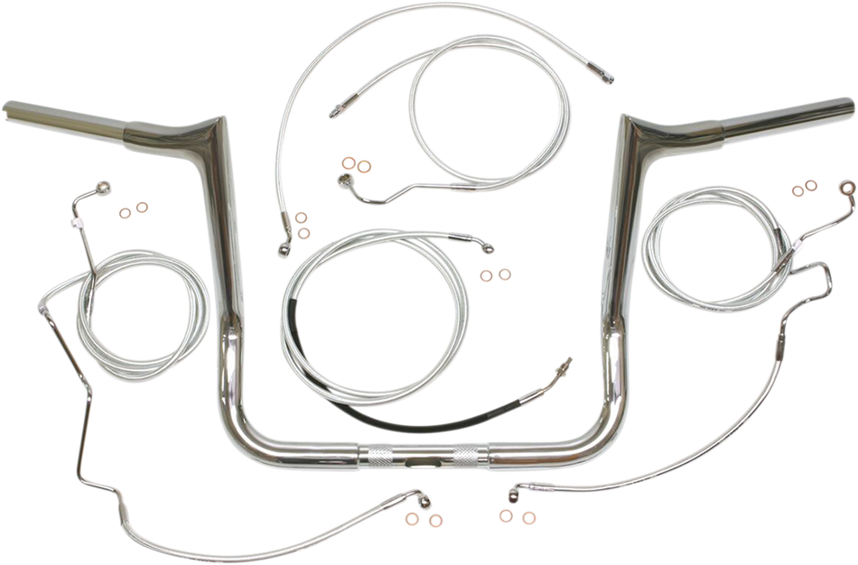 MAGNUM Handlebar Kit - Viking - 10" - Sterling Chromite II 38834-410