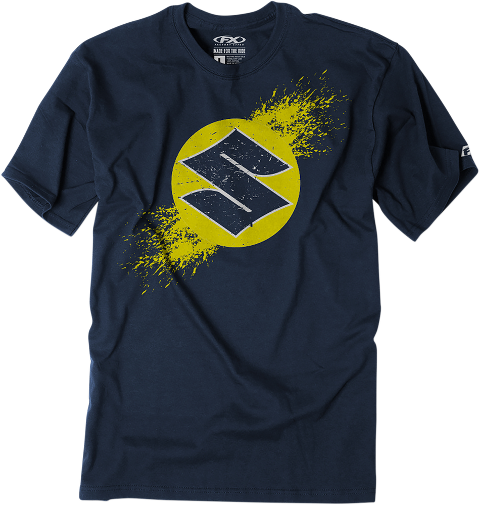 FACTORY EFFEX Youth Suzuki Overspray T-Shirt - Navy - XL 23-83406