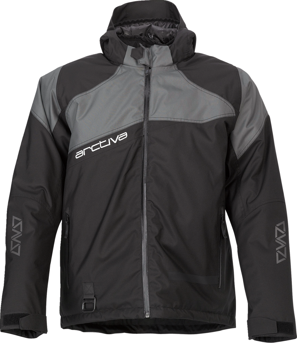 ARCTIVA Pivot 5 Hooded Jacket - Black/Gray - 2XL 3120-2058