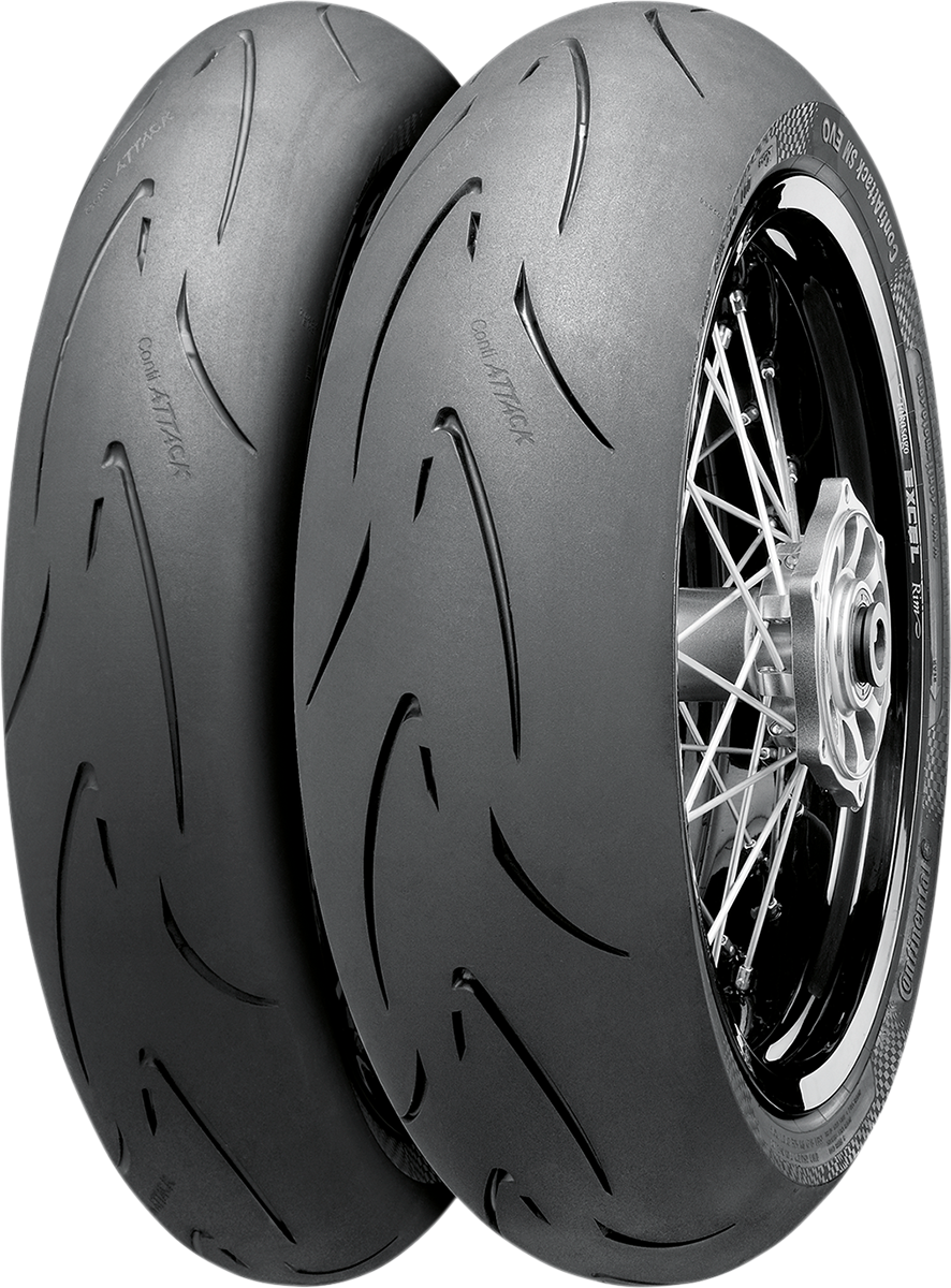 CONTINENTAL Tire - ContiAttack SM Evo - 160/60R17 - 69H 02445770000