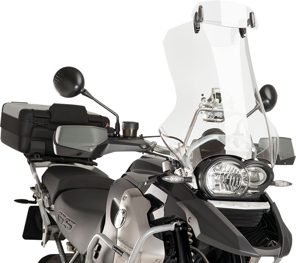 PUIG HI-TECH PARTS Adjustable Visor - Clear - R1200GS 6319W