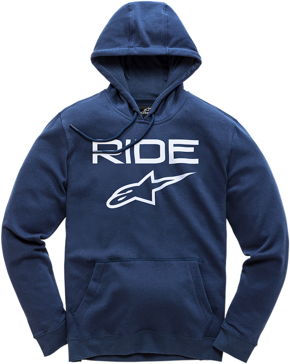 Sudadera con capucha ALPINESTARS Ride 2.0 - Azul marino/Blanco - Mediana 1119510007020M