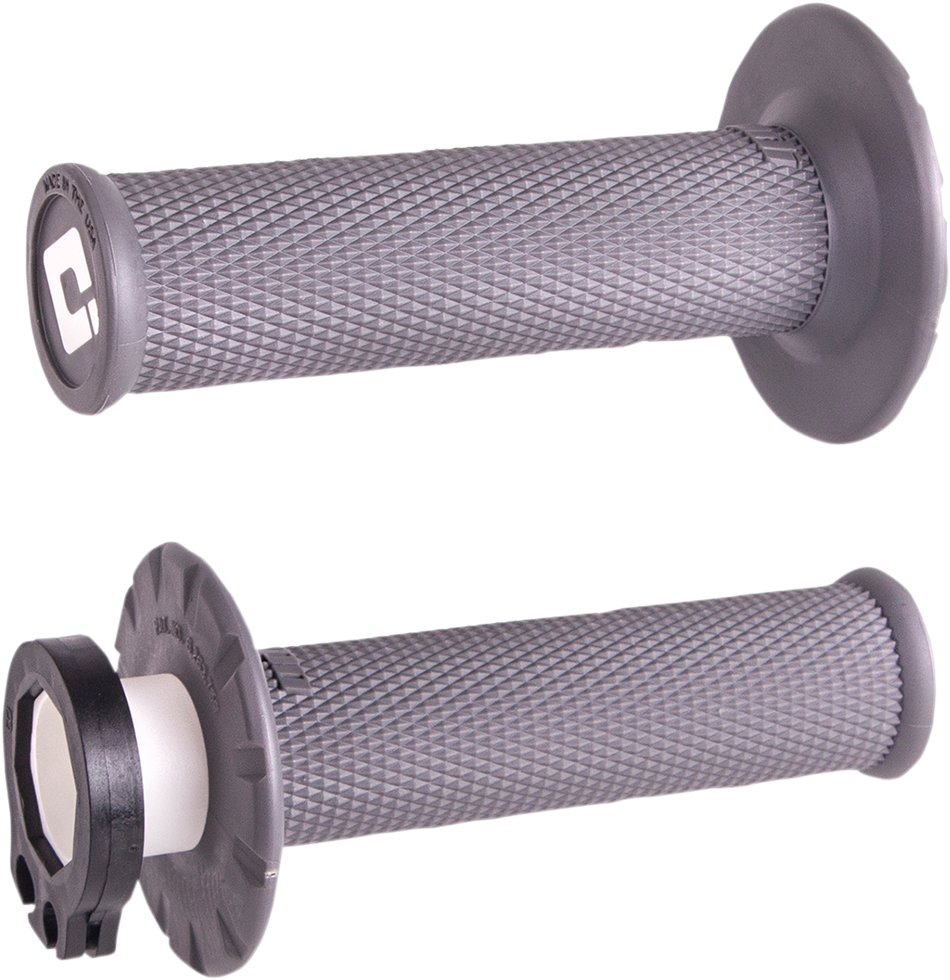 ODI Grips - Lock-On - No Waffle - Graphite H36NWH