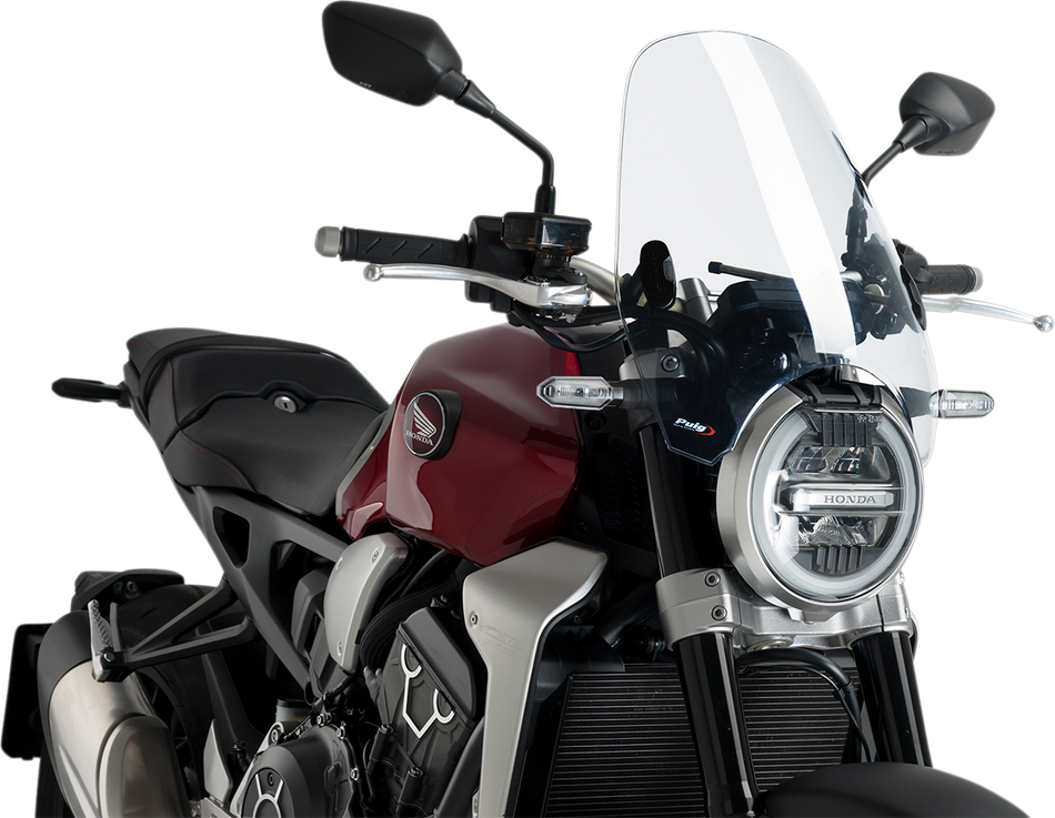 PUIG HI-TECH PARTS Custom II Windshield - Clearly - X11 0336W