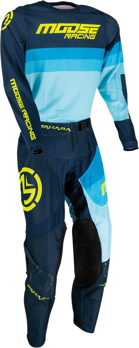 MOOSE RACING Sahara Pants - Navy/Blue/Hi-Vis - 30 2901-9040