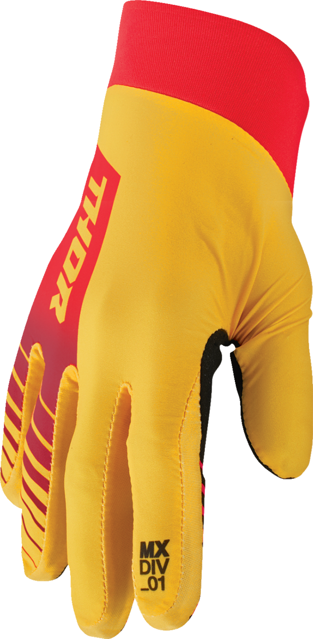 Guantes THOR Agile - Analógicos - Limón/Rojo - XS 3330-7651 