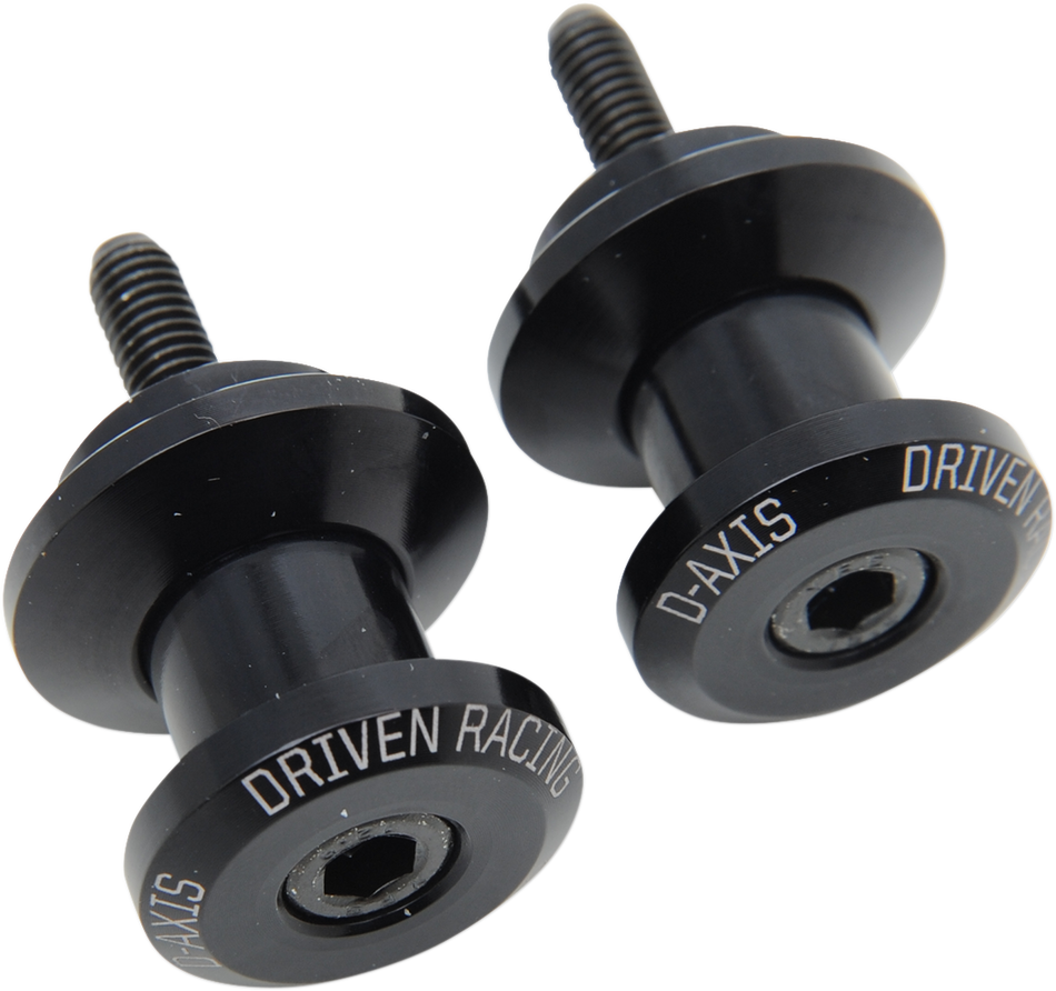 DRIVEN RACING D-Axis Spools - Black - 6 mm DXS-6 BK