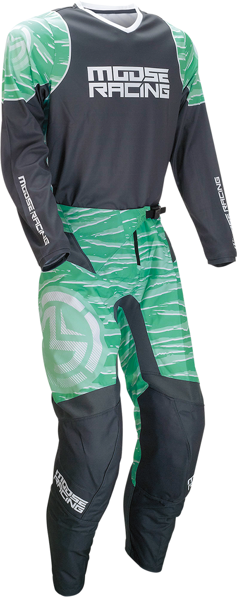 MOOSE RACING Qualifier Pants - Teal/Gray - 36 2901-10026