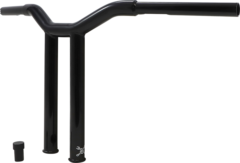 BURLY BRAND Handlebar - Dominator - Straight - 12" - Black B12-6072B