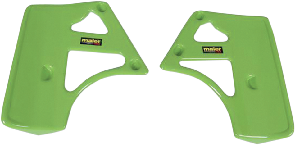 MAIER Radiator Scoops - KX250 '85-'86 - Green 578063