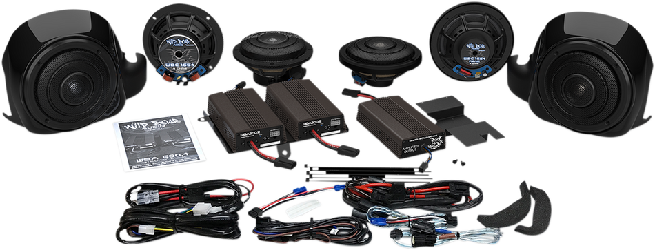 WILD BOAR AUDIO Whole Hog - Amplificador y altavoz - 900W para Harley-Davidson Road Glide WBA WHOLEHOG 