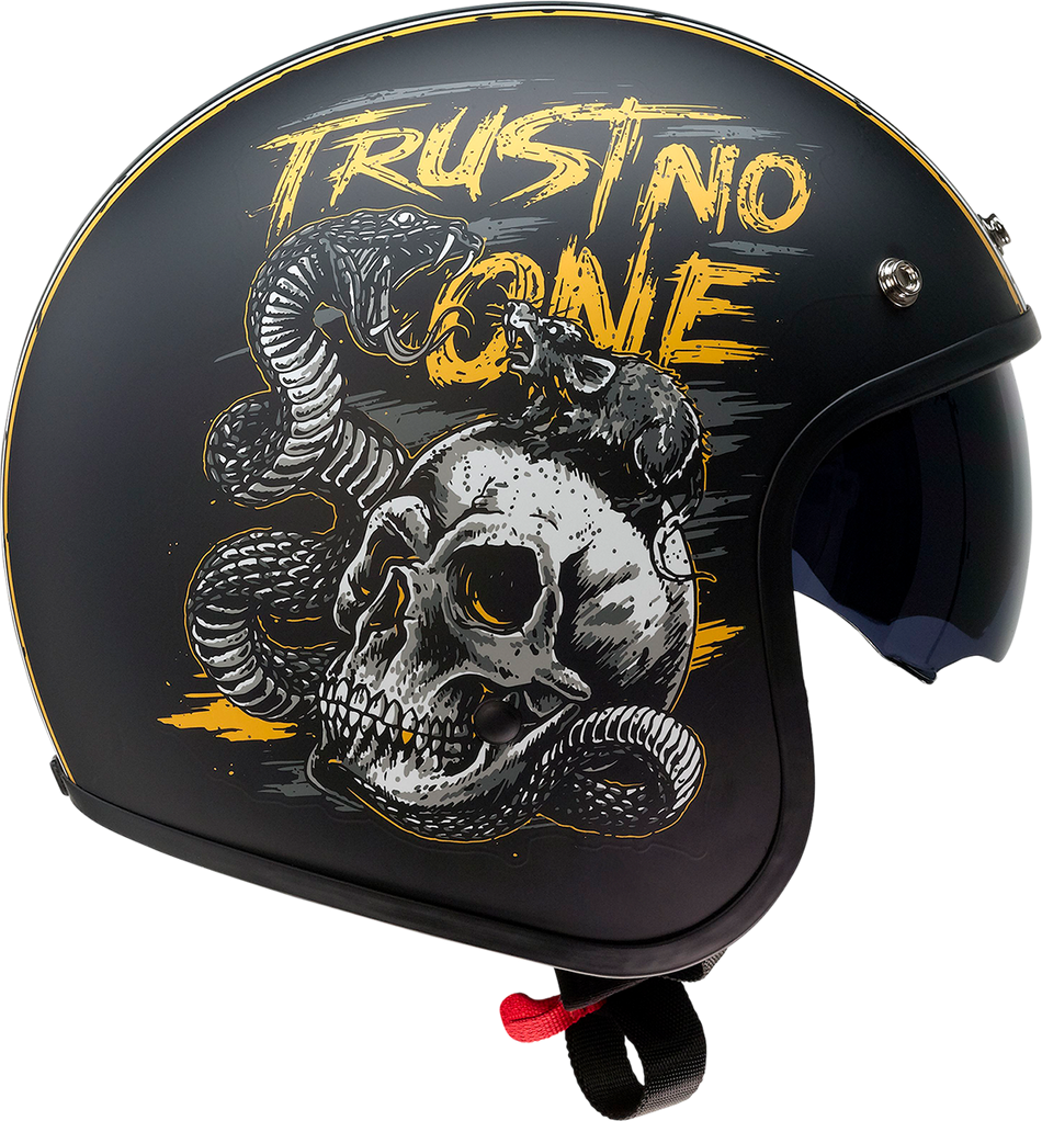 Z1R Saturn Helmet - Trust No One - Black/Yellow - Small 0104-2853