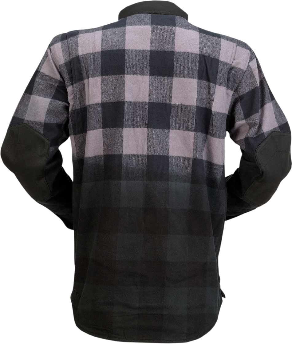 Z1R Duke Ombre Flannel - Gray/Black - Large 2840-0159