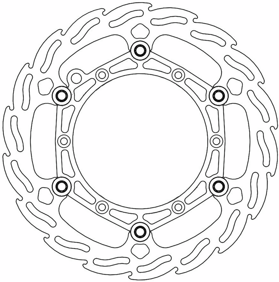 MOTO-MASTER Brake Rotor - Flame 260 111033-PU