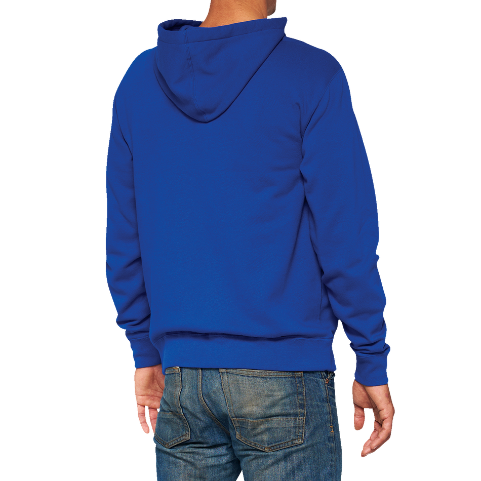 100% Official Fleece Zip-Up Hoodie - Royal - 2XL 20032-00024