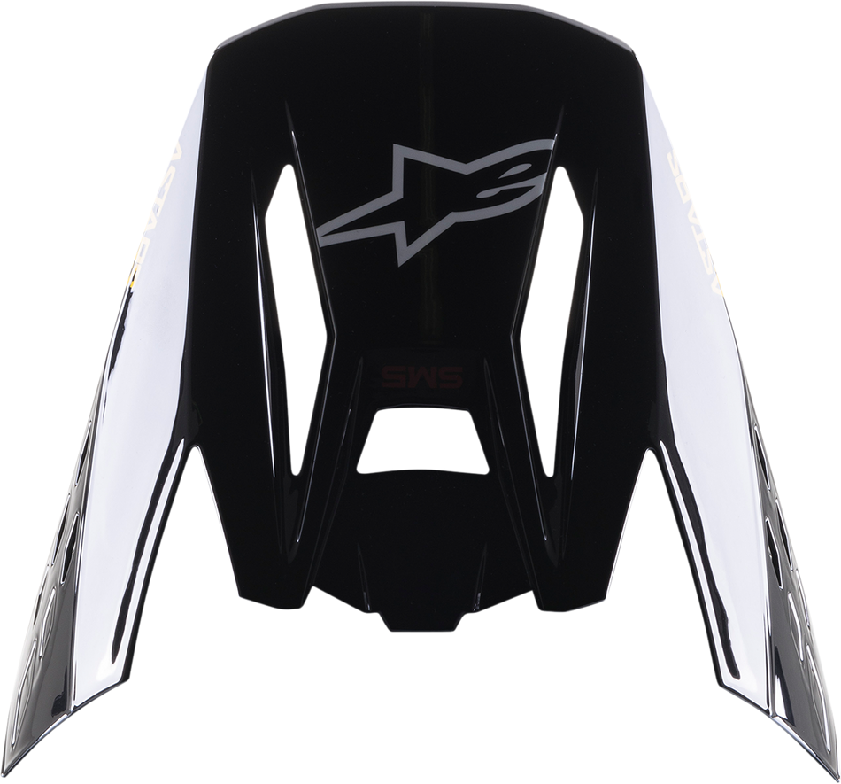 ALPINESTARS SM5 Visor - Venture - Black/Bordeaux/Yellow 8985022-1180