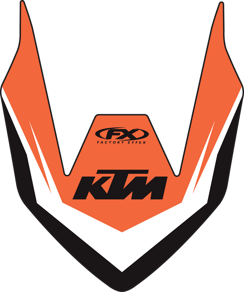 FACTORY EFFEX Front Fender Graphic - KTM 17-30502