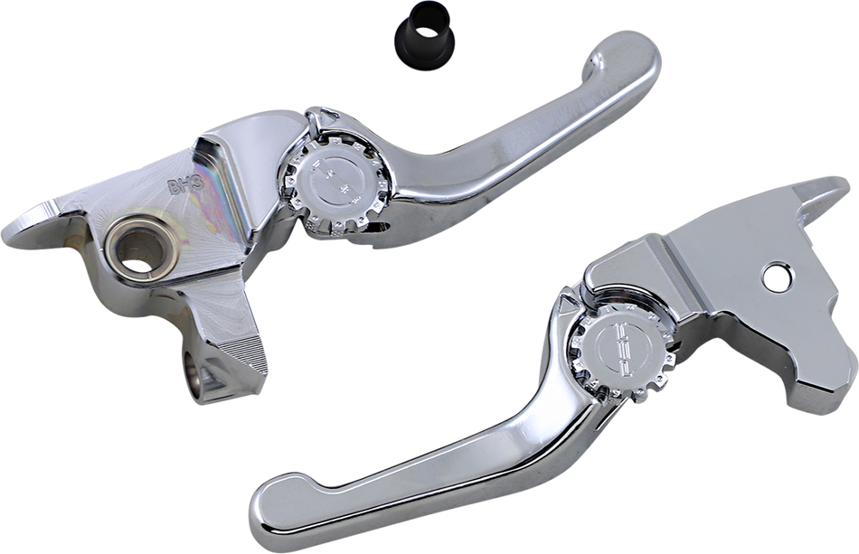 POWERSTANDS RACING Lever Set - Anthem - Shorty - Chrome 12-01658-20