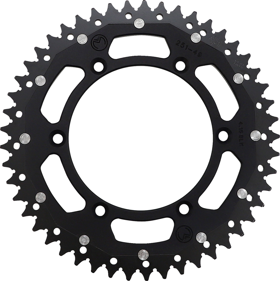 MOOSE RACING Dual Sprocket - Black - 49 Tooth 1210-251-49-10X