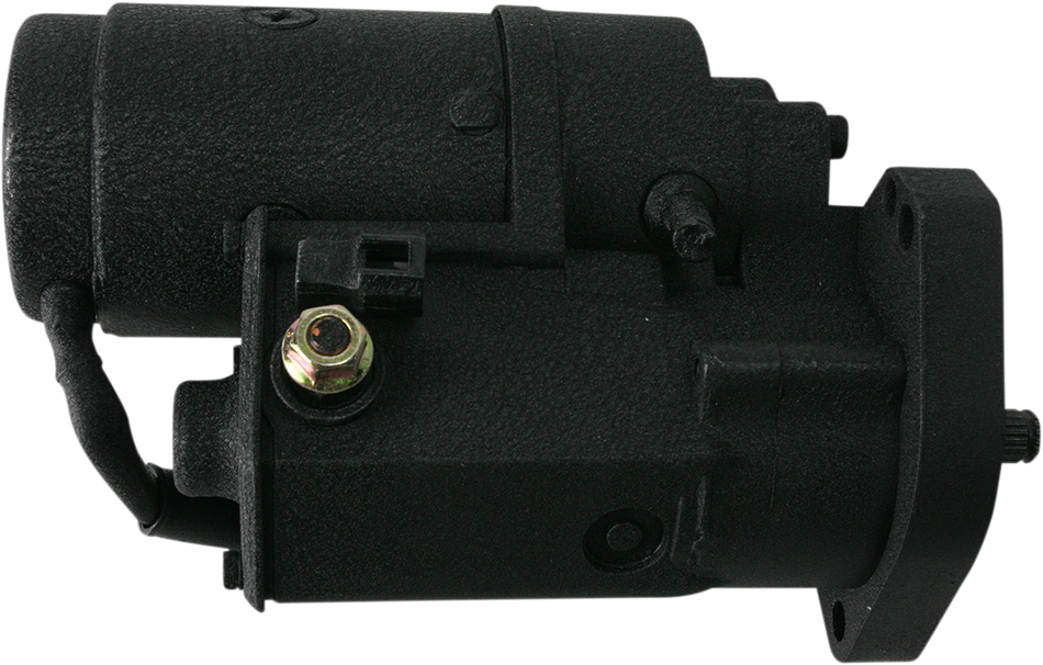 TERRY COMPONENTS Starter Motor - Harley Davidson - Black Wrinkle 773590