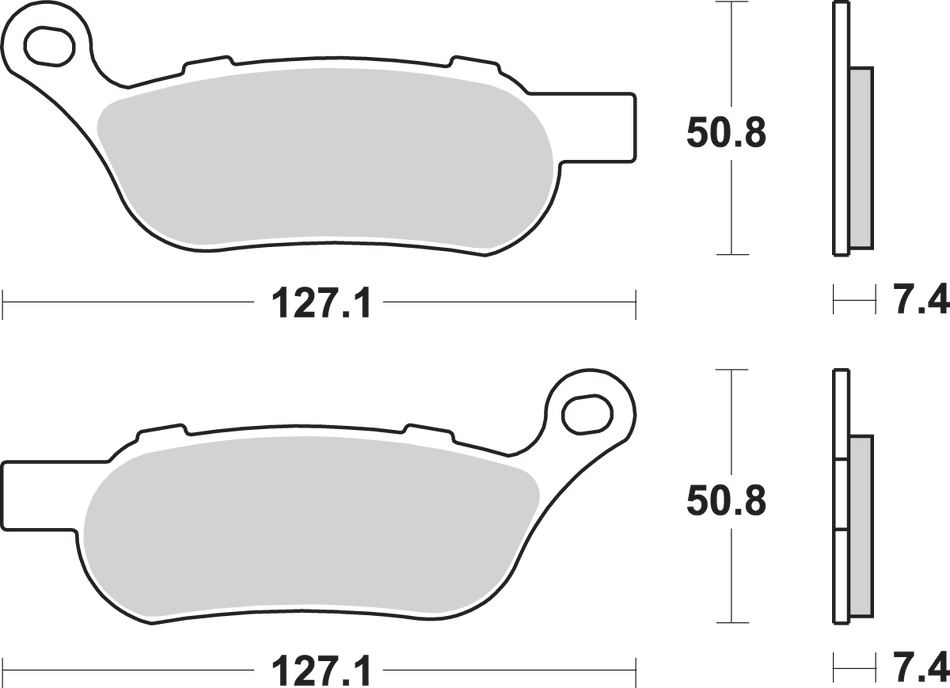 SBS Brake Pads - Harley-Davidson - 854H.LS 854H.LS