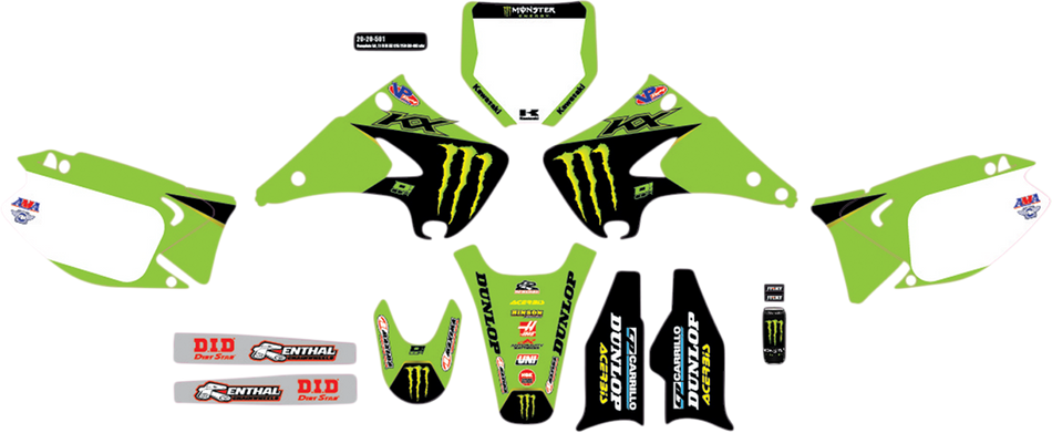 D'COR VISUALS Graphic Kit - Monster Energy 20-20-501